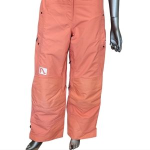 Flylow Orange Peach Ski/Snowboard Pants - Size Medium